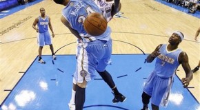 Kevin Durant Two Hands Dunks On JaVale McGee (Video)