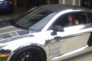 Kim Kardashian New Chrome Audi R8