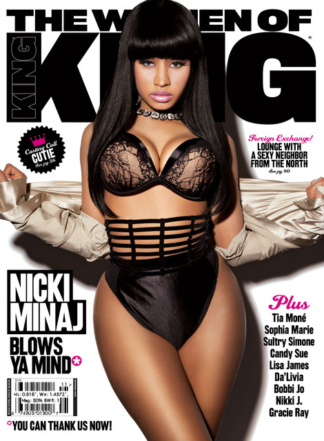 37784936 Nicki Minaj On The Cover Of KING's Mar/Apr 2011 Issue  