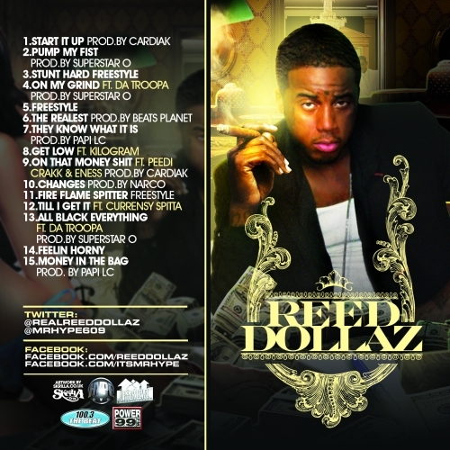 Reed_Dollaz_Reed_Between_The_Lines-back-large Reed Dollaz - Reed Between The Lines (Mixtape)  