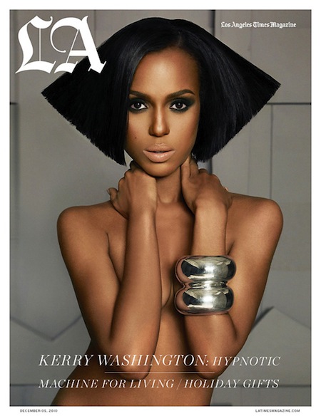 kerry-cover Kerry Washington Covers the LA Times, TOPLESS!!!  