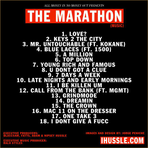 marathonback Nipsey Hu$$le – The Marathon (Mixtape)  