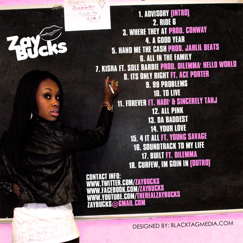 Zay_back @ZayBucks - Realest In The Highschool (Mixtape)  