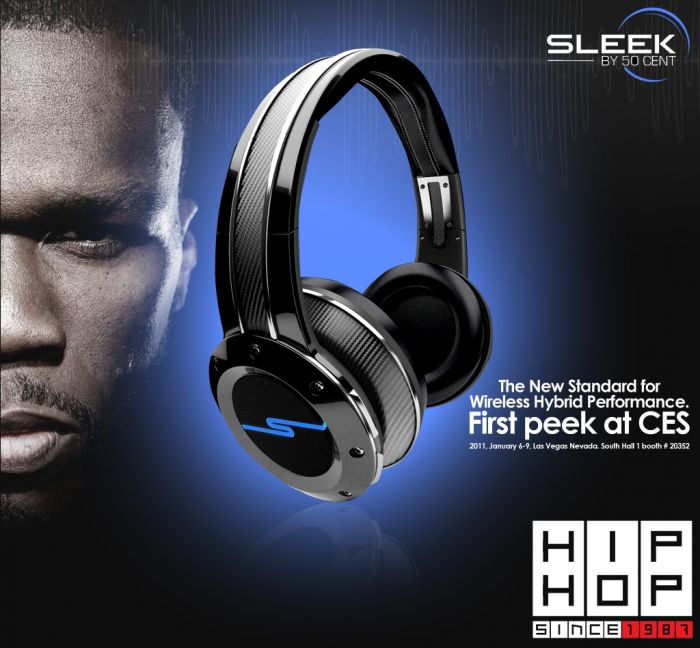 image012 Sleek Audio Wireless Headphones by 50 Cent  