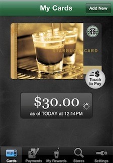 tuawstarip0125-1295939919 Paying with your iPhone at Starbucks hands on review  