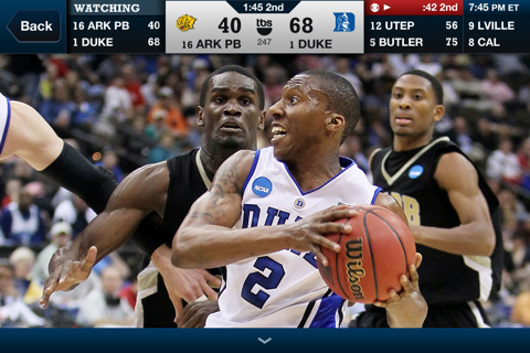 ss0 iPhone App of the Day (**Free** NCAA® March Madness® On Demand)  