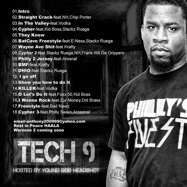 tech9back Tech 9 - Tech 9 (Mixtape) Hosted by Young Bob Headshot  