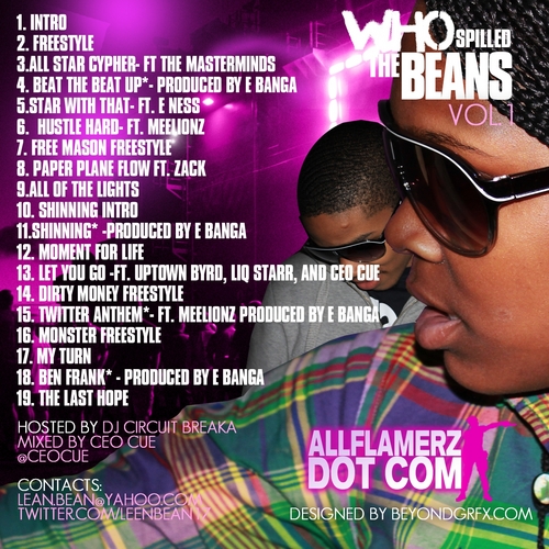 Lean_Bean_Who_Spilled_The_Beans-back-large Lean Bean (@LeenBean17) - Who Spilled The Beans (Mixtape)  