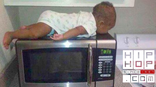 04 Baby PLANKS on a Microwave  