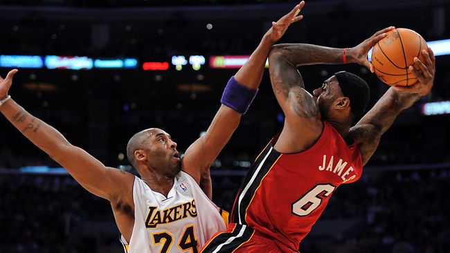 408022-lebron-james-takes-on-kobe-bryant LeBron James Says He Would Beat Kobe Bryant In A 1 on 1 (Video)  