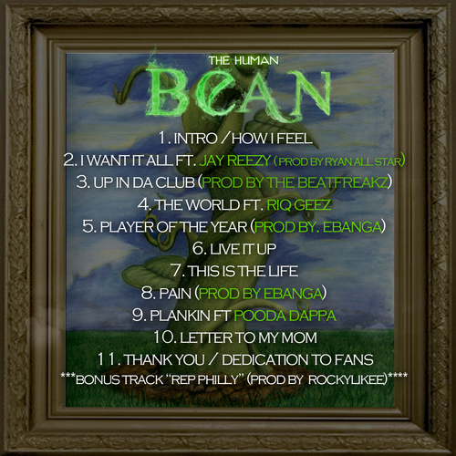 Leen_Bean_Lean_Bean_The_Humanbean-back-large Leen Bean (@LeenBean17) - The HumanBean (MIXTAPE)  