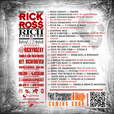 rich-ross-back Rick Ross – Rich Forever (Track List)  