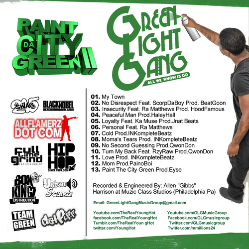 Young_Hot_Paint_The_City_Green_2-back-large Young Hot (@YoungHot) - Paint The City Green 2 (Mixtape)  