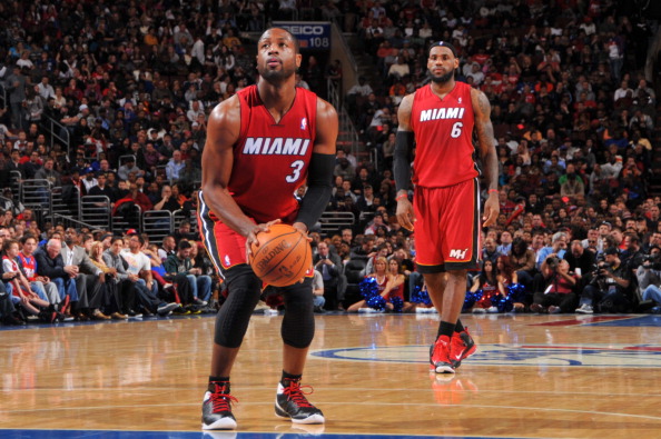 court-2-4-12-1 D-Wade & LeBron James Debut New Player Edition Kicks in Philly  