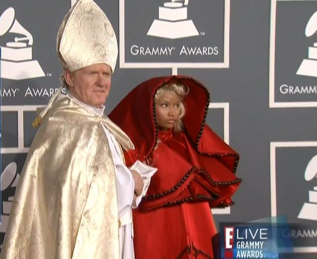 ifwt-nicki-and-pope1 2012 Grammy Awards Pre-Show Winners (Complete List)  