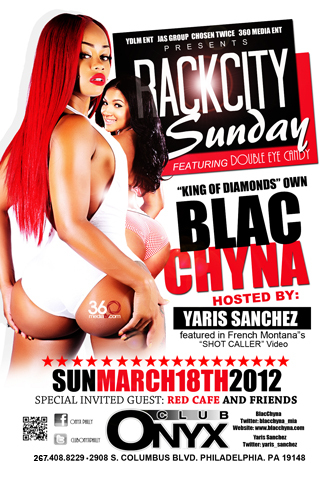 image1 @Yaris_Sanchez & @BlacChyna_mia Will Be at @ClubOnyxPhilly on March 18th #YDLM 