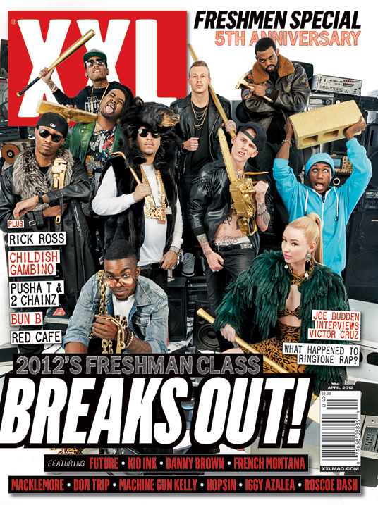 xxl-2012-freshmen-cover 2012 XXL Freshmen Cover Includes (Future, French Monatana, MGK, Iggy Azalea & More)  