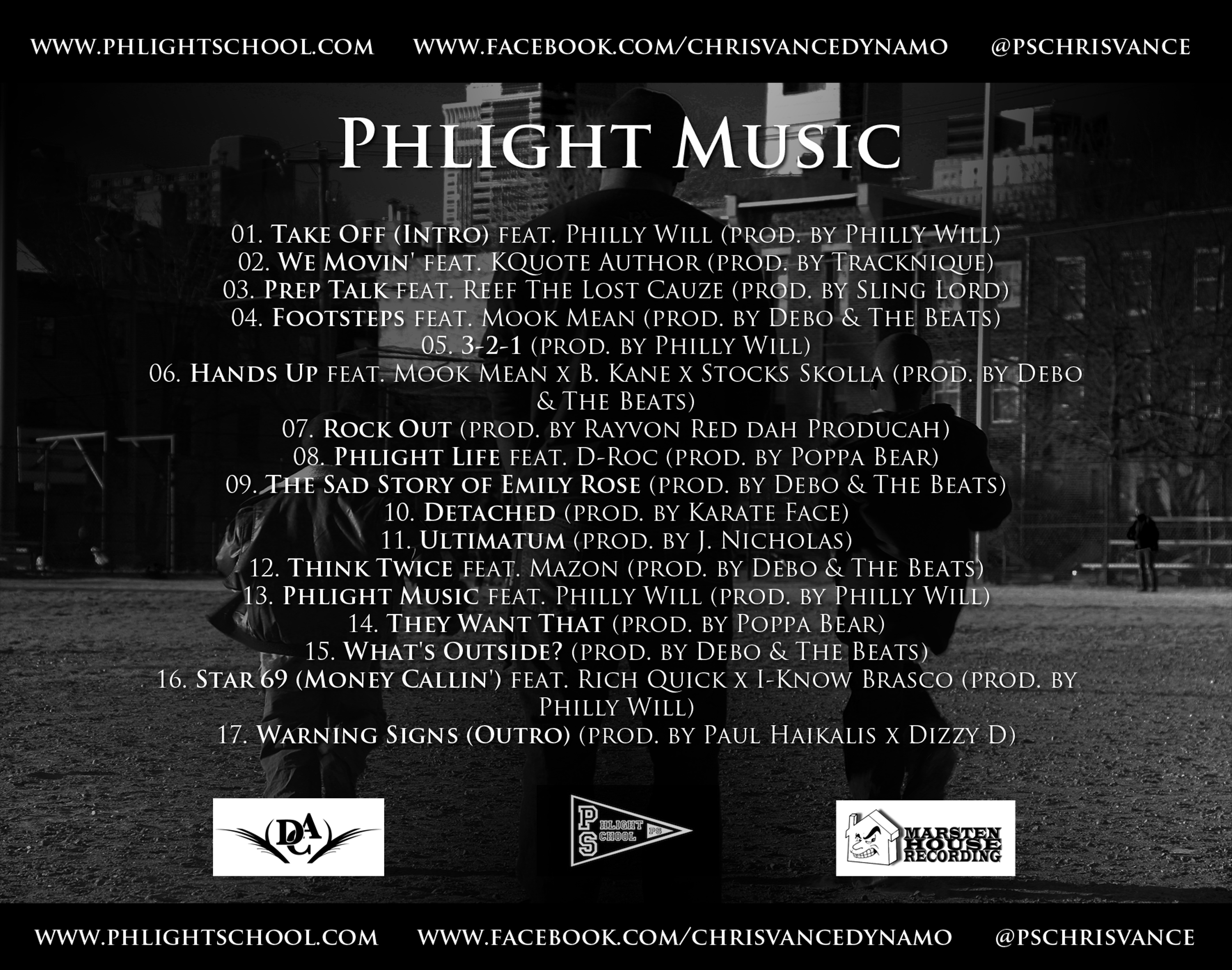 Phlight-Music-Tracklist-1 Chris Vance (@psChrisVance) - Phlight Music (Mixtape)  
