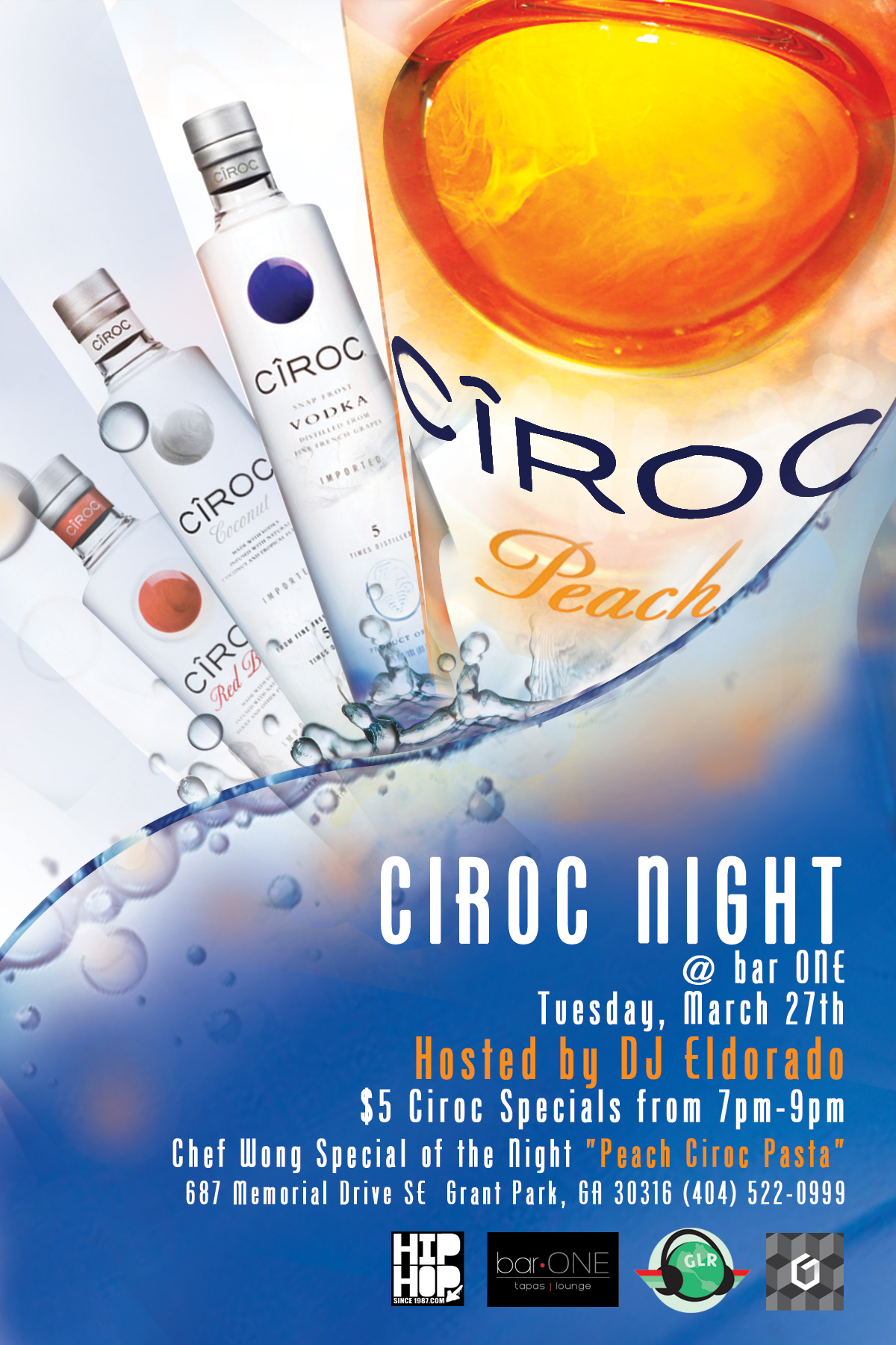 ciroc Ciroc Night #ATLANTA @barOneAtl 3-27-11 via @eldorado2452 #GetLiftedRadio  