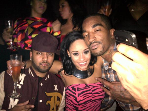 jr-tahiryclub Knicks' J.R. Smith Fined $25K For TwitPic'n A Photo of Tahiry In A Thong  