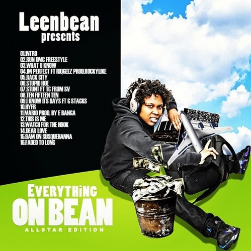 Leen_Bean_Lean_Bean_Everything_On_A_Bean-back-large Lean Bean (@LEENBEAN17) - Everything On A Bean (Mixtape)  