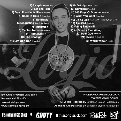 logic-logic301-young-sinatra-undeniable-mixtape-TRACKLIST-2012 Logic (@Logic301) - Young Sinatra: Undeniable (Mixtape)  
