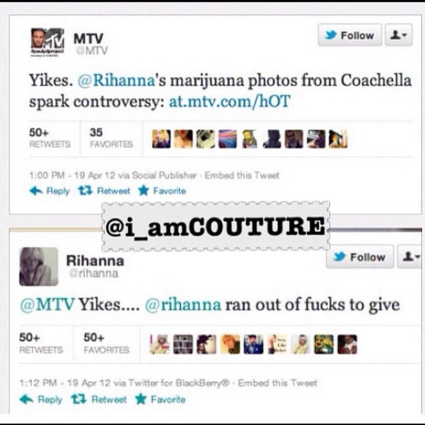 mtv-rihanna-engaged-in-a-twitter-beef-over-a-news-tweet-tweet-inside MTV & Rihanna Engaged In A Twitter Beef Over A News Tweet (Tweet Inside)  