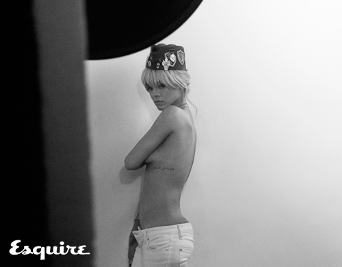 Rihanna-Esquire-2012-Cover-Topless-HHS1987-5 Rihanna Topless Esquire July 2012 Cover (Photo Spread & Video)  