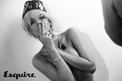Rihanna-Esquire-2012-Cover-Topless-HHS1987-6 Rihanna Topless Esquire July 2012 Cover (Photo Spread & Video)  