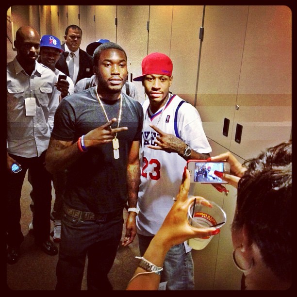 meek-mill-allen-iverson-after-the-sixers-game-photo-HHS1987-2012 Meek Mill & Allen Iverson After The Sixers Game (Photo) (@MeekMill x @AllenIverson)  