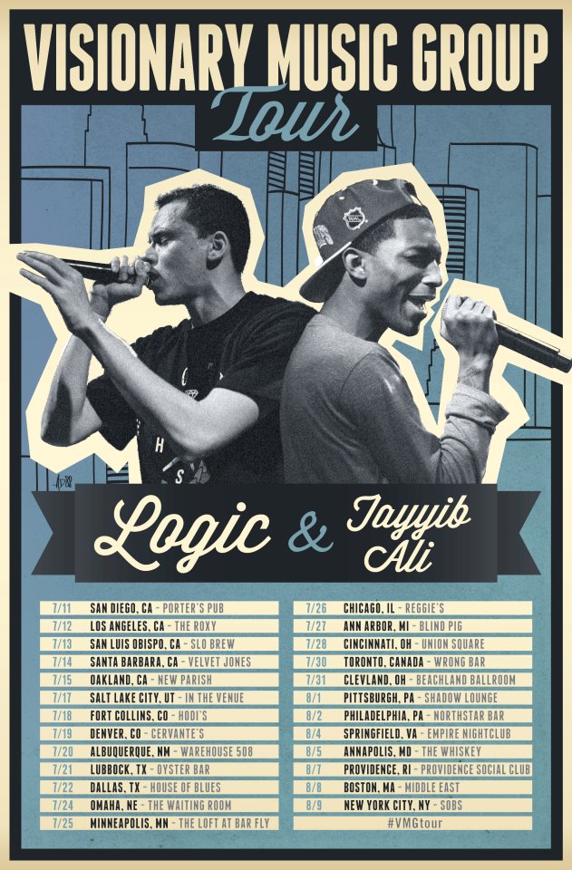 Visionary-Music-Group-Tour-2012-Logic-Tayyib-Ali-25-City-Nationwide-VMG-HHS1987 Tayyib Ali (@TayyibAli) – Dreaming (Prod. by 2Astronauts)  