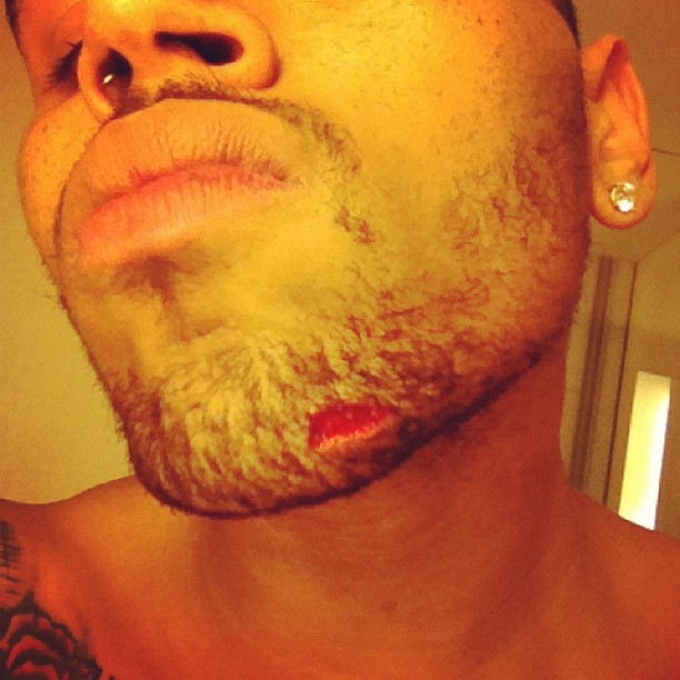 drake-throws-a-bottle-at-chris-brown-last-night-in-the-club-fight-details-cb-face-inside-chin-2012-HHS1987 Drake Throws A Bottle At Chris Brown Last Night In The Club (Fight Details and CB Face Inside)  