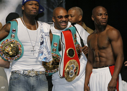 mayweather_50_405X291 50 Cent Entering Boxing Promotion, Expected To Sign Yuriorkis Gamboa  