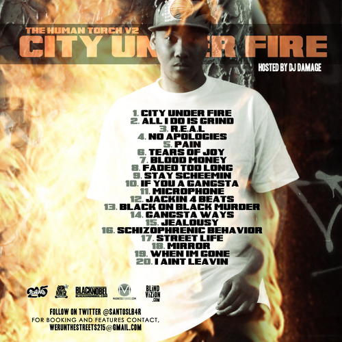 santos-the-human-torch-v2-city-under-fire-mixtape-hosted-by-dj-damage-back-HHS1987-2012 Santos (@SantosLB4R) - The Human Torch V2 City Under Fire (Mixtape) (Hosted by DJ Damage)  