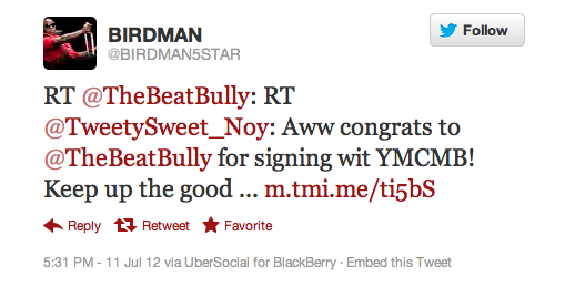 ymcmb-signs-chester-pa-producer-the-beat-bully-HHS1987-2012-tweet YMCMB Signed Chester, Pa's Producer, The Beat Bully 