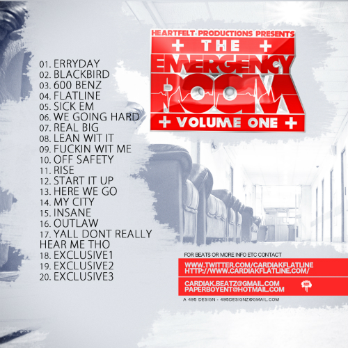 cardiak-the-emergency-room-vol-1-instrumental-mixtape-tracklist-HHS1987-2012 Cardiak (@CardiakFlatline) - The Emergency Room Vol. 1 (Instrumental Mixtape)  