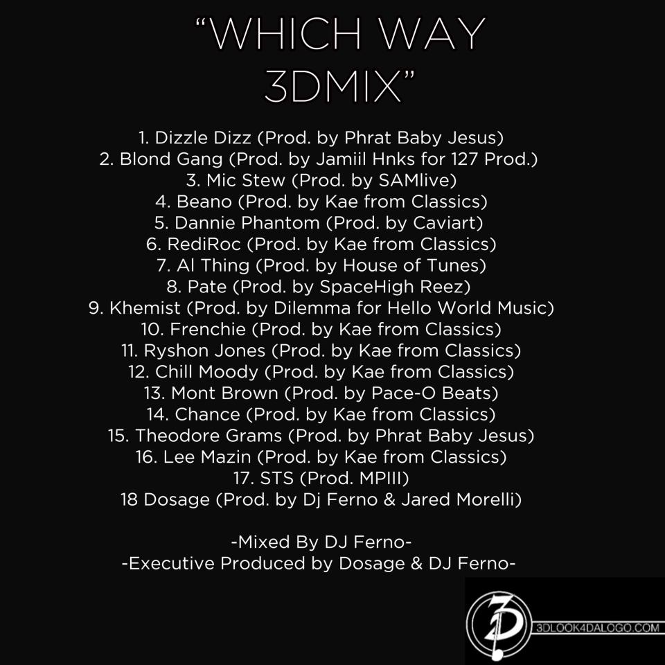 dosage-which-way-3d-mix-ft-18-philly-artists-12-producers-HHS1987-2012 Dosage (@THEREALDOSAGE) - Which Way (3D Mix) Ft. 18 Philly Artists & 12 Producers  