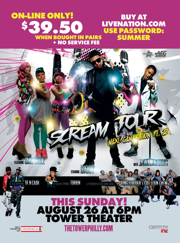 event-scream-tour-starring-diggy-simmons-omg-girlz-and-more-aug-26th-at-the-tower-theater-HHS1987-2012 EVENT: Scream Tour Starring Diggy Simmons, OMG Girlz and more (Aug 26th at The Tower Theater)  