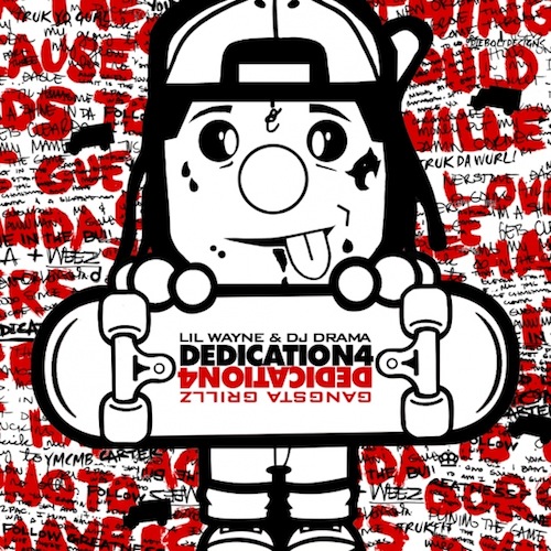 lil-wayne-dedication-4-mixtape-cover-HHS1987-2012 Lil Wayne – Dedication 4 (Mixtape Cover)  