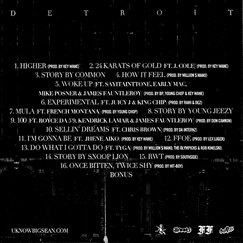 big-sean-detroit-mixtape-tracklist-HHS1987-2012 Big Sean (@BigSean) - Detroit (Mixtape)  