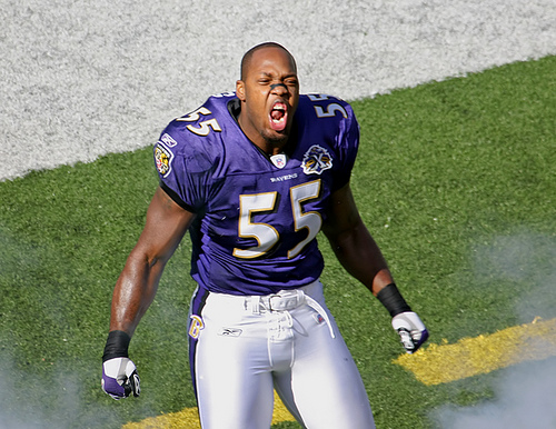 Baltimore-Ravens-Terrell-Suggs He's Back: Baltimore Ravens Defensive Guru Suggs Plans To Play Sunday  