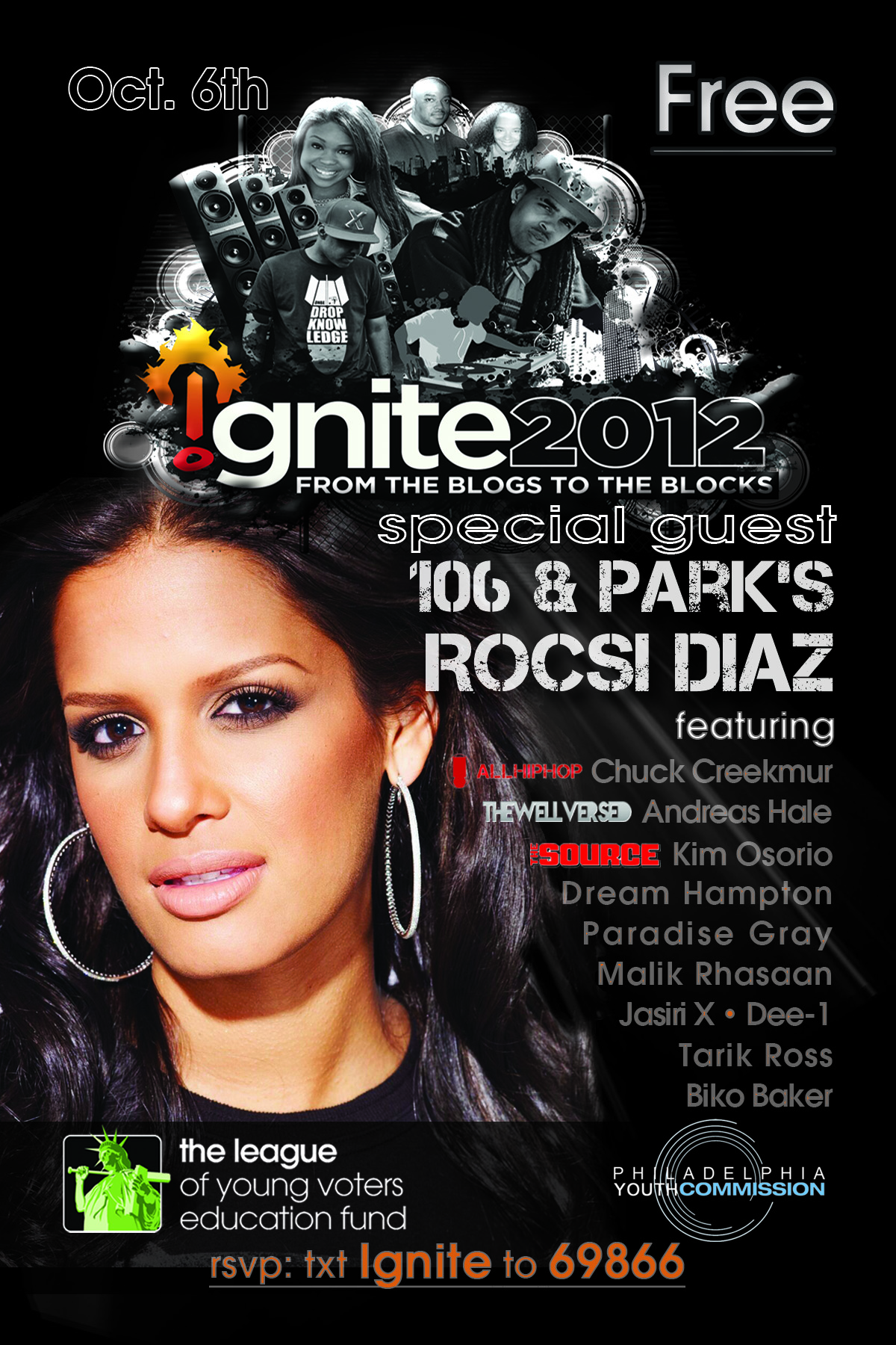 IgnitePhilly. #Ignite2012 (Philadelphia) w/ @theLeague99 @Rocsidiaz @Bwyche @Dreamhampton & More (10-6-12) 