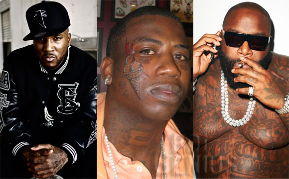 Young-Jeezy-Gucci-Mane-Rick-Ross Gucci Mane x Rick Ross - Respect Me (Young Jeezy Diss)  