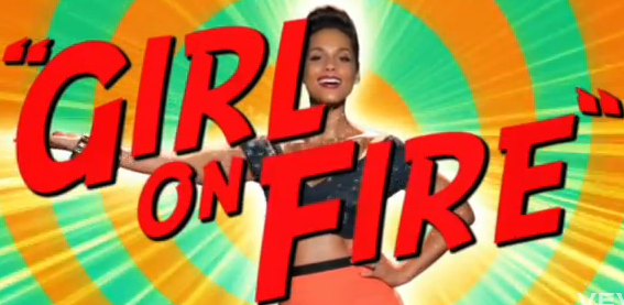 alicia Alicia Keys - Girl On Fire (Video)  