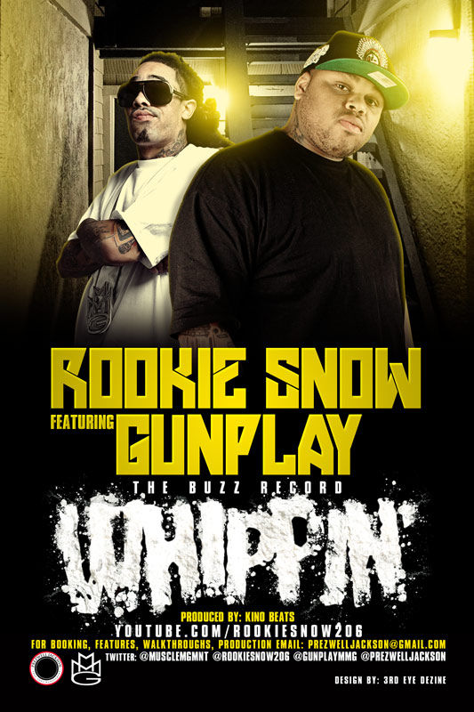artworks-000032249353-opattk-original Rookie Snow (@ROOKIESNOW206) - Whippin&amp;#039; Ft. Gunplay (@GUNPLAYMMG) (Prod by @KinoBeats)  