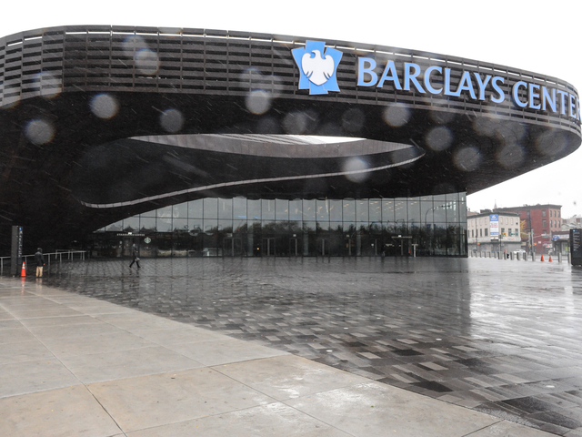 barclay Hurricane Sandy Strikes Again: New York Knicks Vs. Brooklyn Nets Game Postponed 