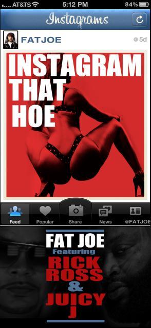 fat-joe Fat Joe (@FatJoe) - Instagram That Hoe Ft. Rick Ross and Juicy J 