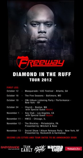 freeway-diamond-in-the-ruff-album-cover-promo-tour-dates-HHS1987-2012 Freeway - Diamond In The Ruff (Album Cover)  