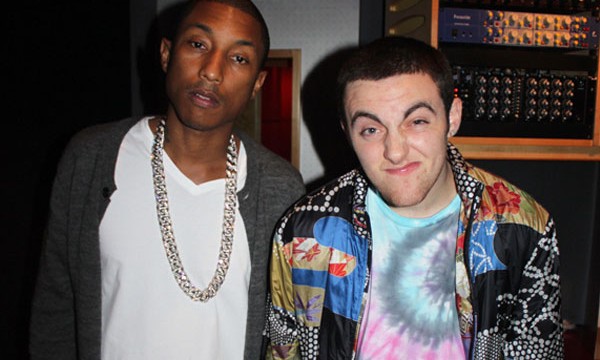 pharrell-mac-miller-600x360 Mac Miller (@MacMiller) Reveals title for Sophomore Album (photo Inside)  