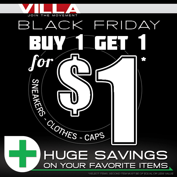 villas-black-friday-buy-1-get-1-for-1-sale-HHS1987-2012 Villa's Black Friday Buy 1 Get 1 For $1 Sale (Follow @RUVILLA)  